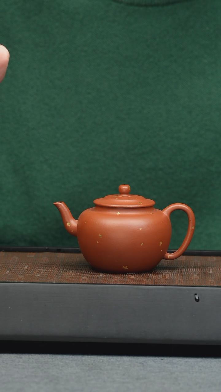 【闪购商品】紫砂茶壶五堂 古莲子-洒金