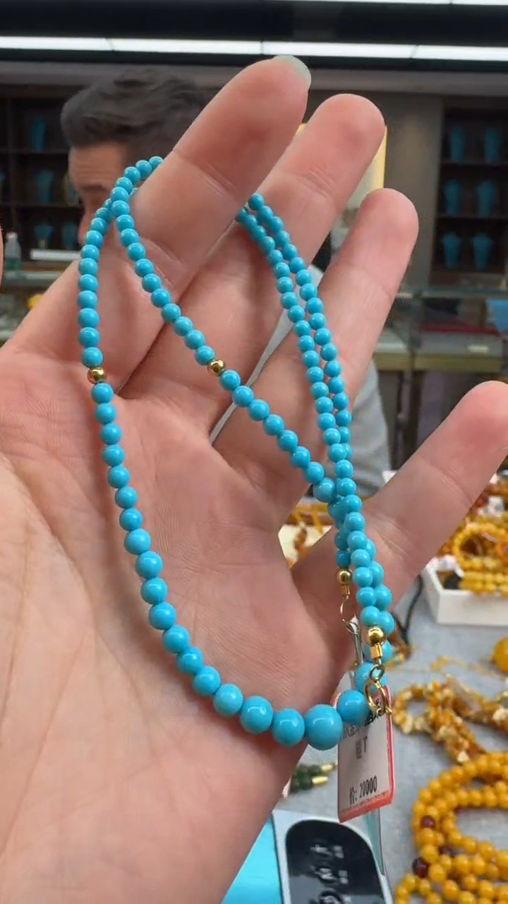 【闪购商品】绿松石颈饰未镶嵌秒拍号178