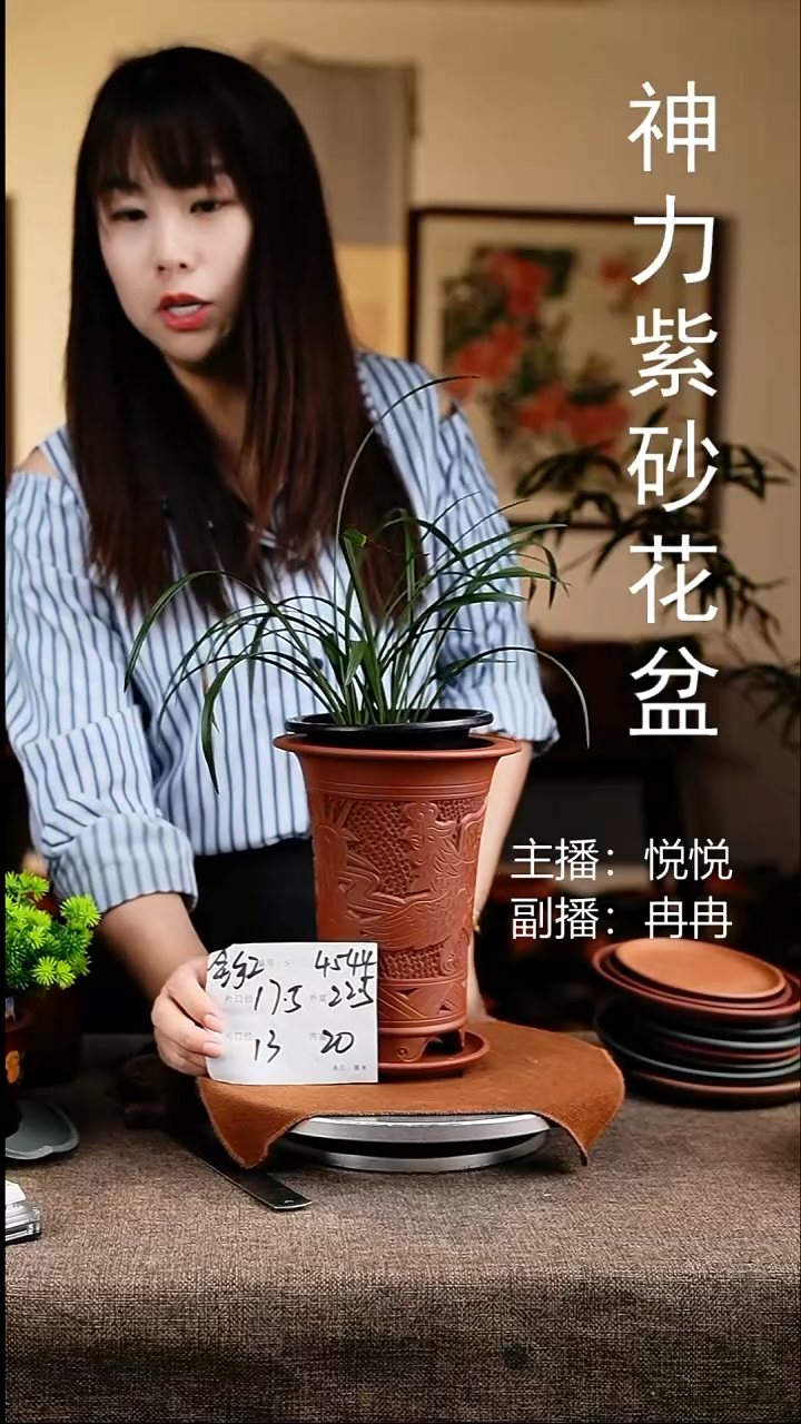 紫砂花盆花卉工艺4544+z