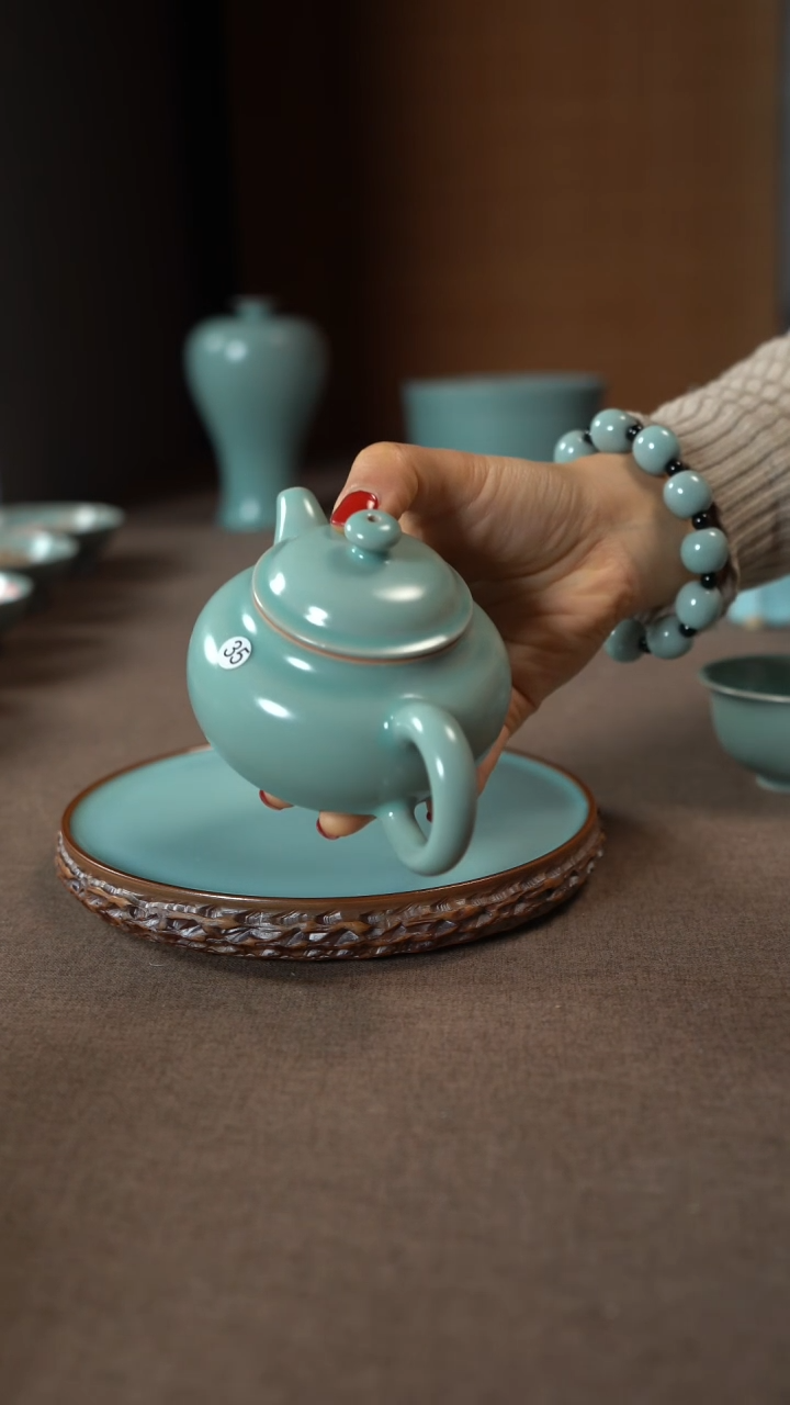 【闪购商品】汝瓷主人杯碗壶瓶樽洗