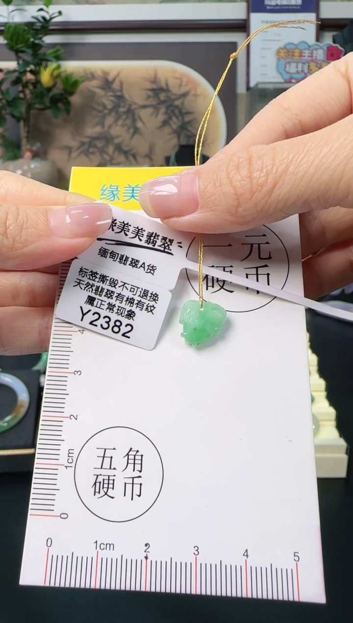 颈饰未镶嵌翡翠Y2382生肖鸡