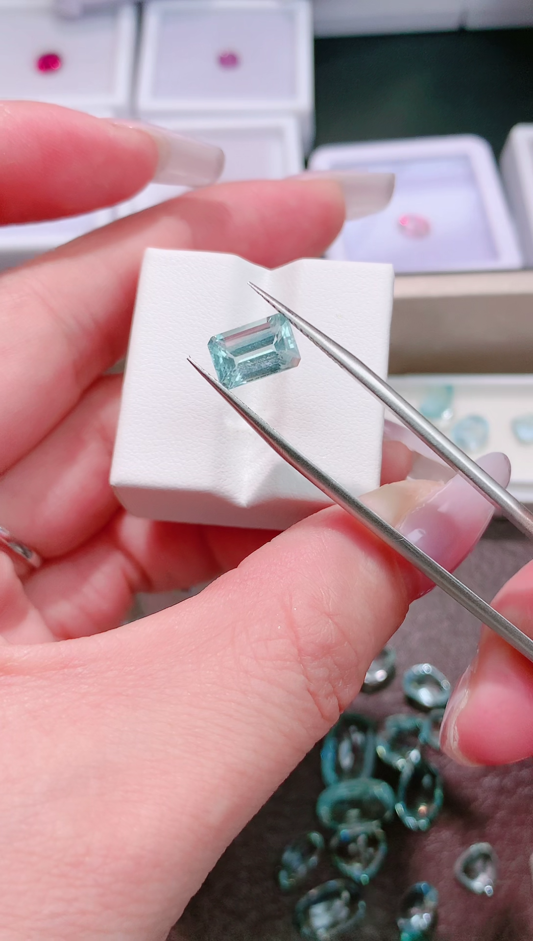 裸石海蓝宝石天然2.09ct