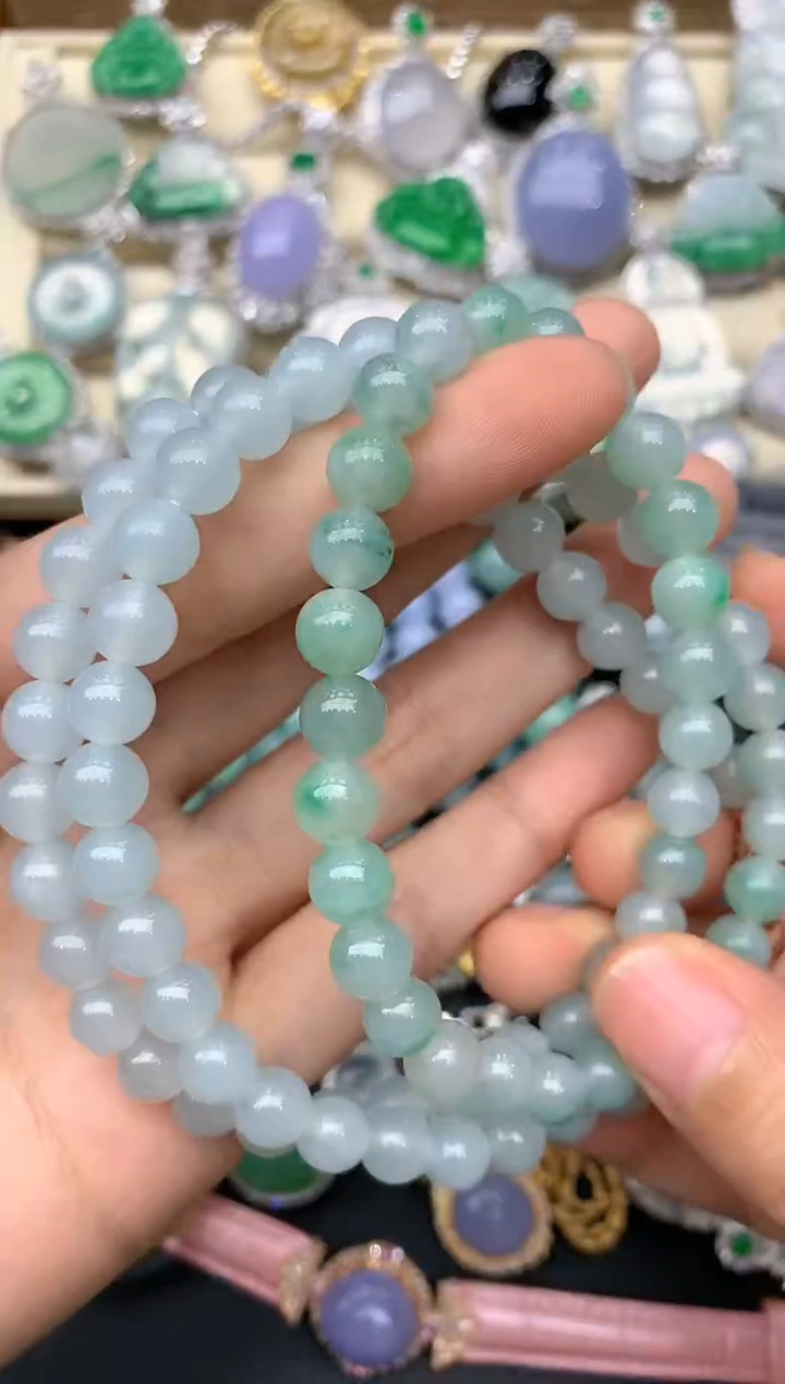 【闪购商品】翡翠手串未镶嵌72-中国好珍宝