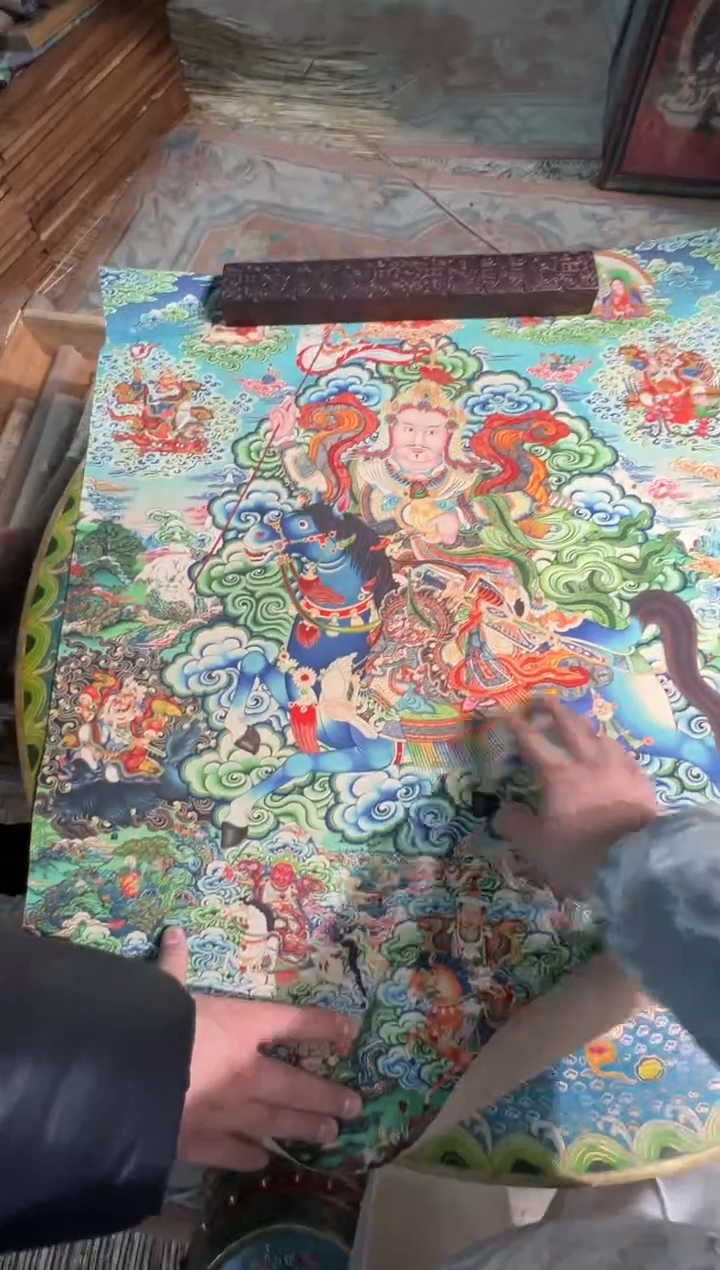 卷轴画卷轴画奥奥的唐卡