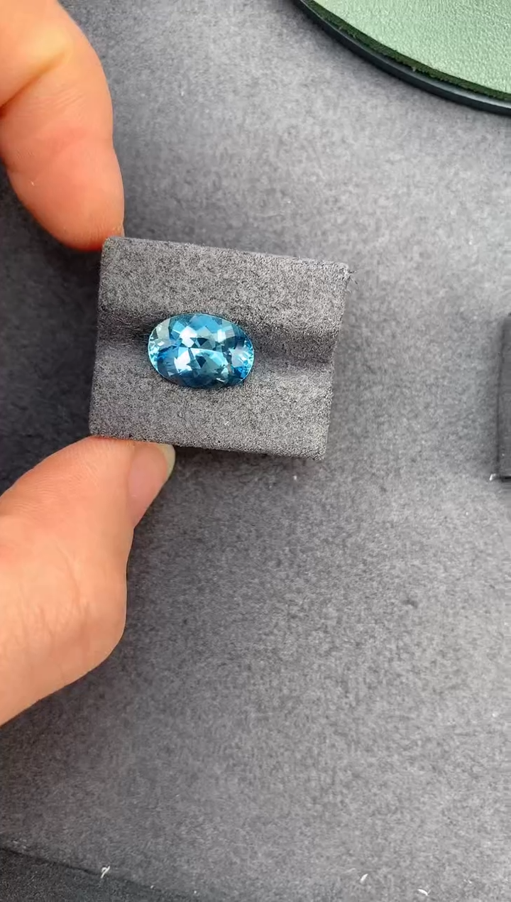 【闪购商品】海蓝宝石裸石未镶嵌3.5ct海蓝宝