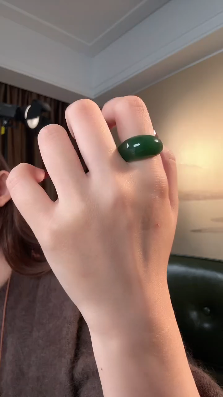 未镶嵌戒圈和田玉和田玉（多样性发货)@@JH512272-20