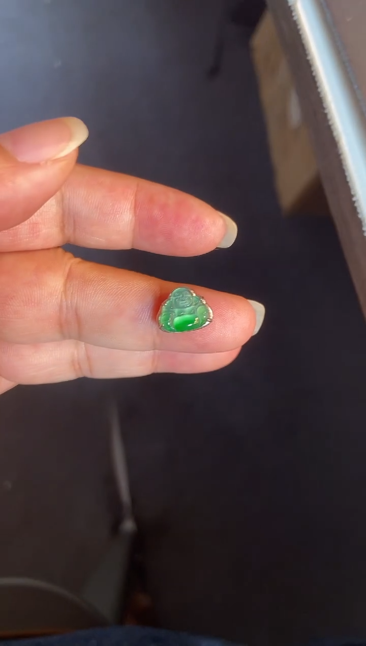 吊坠(不含链)银S925镶嵌翡翠1