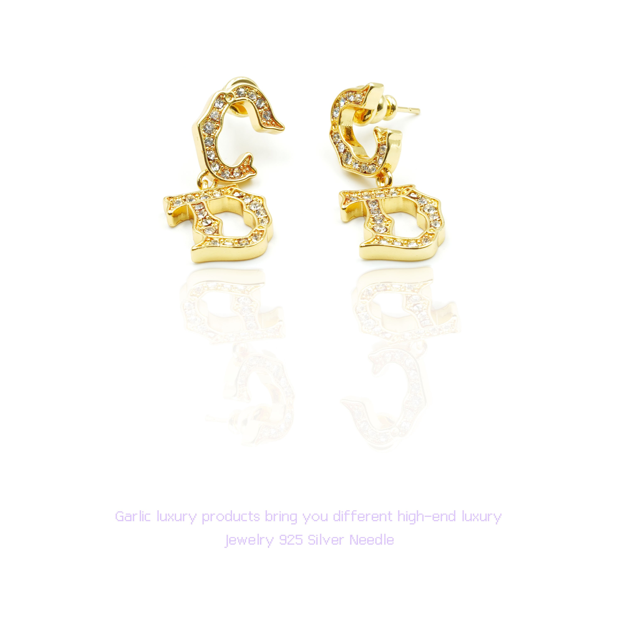 铜合金耳饰 设计师款耳饰-6427