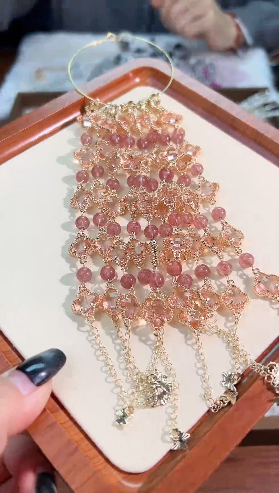 【闪购商品】水晶手链未镶嵌草莓晶