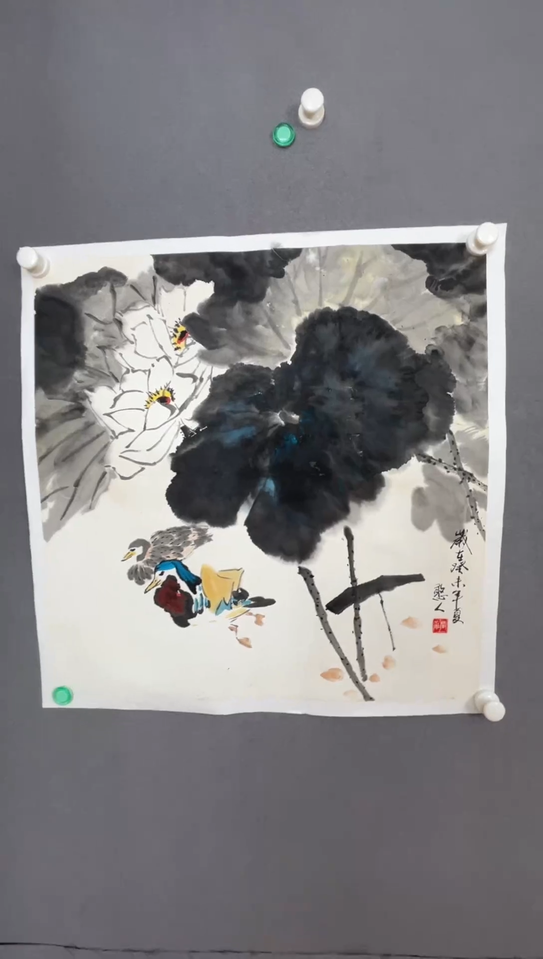 国画国画山水花鸟作品