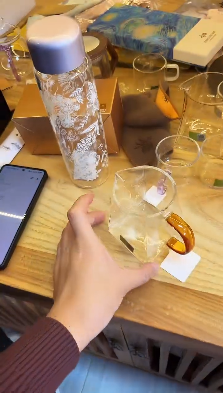 禾器/瀚然茶海/琥珀+清禾杯琥珀/一对