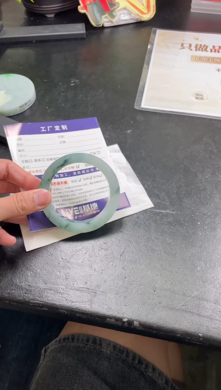 定制翡翠手镯未镶嵌手镯AJC/DZS