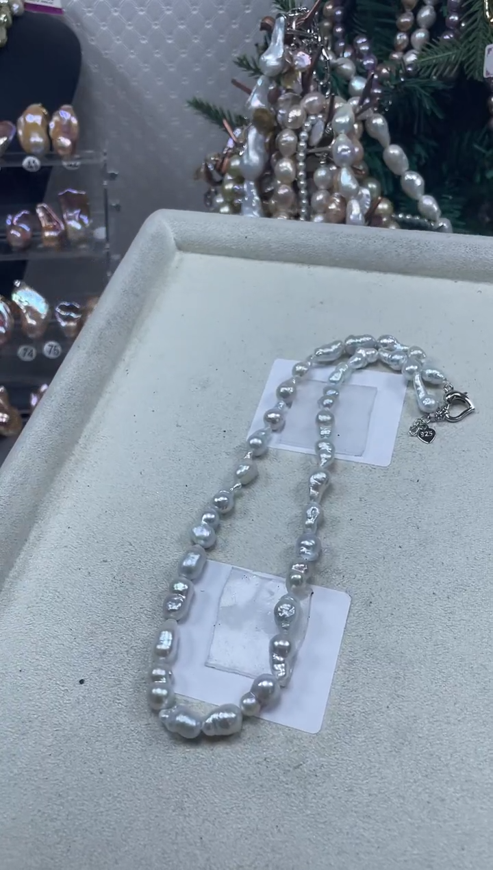 【闪购商品】淡水珍珠项链未镶嵌【纯恬珍珠】