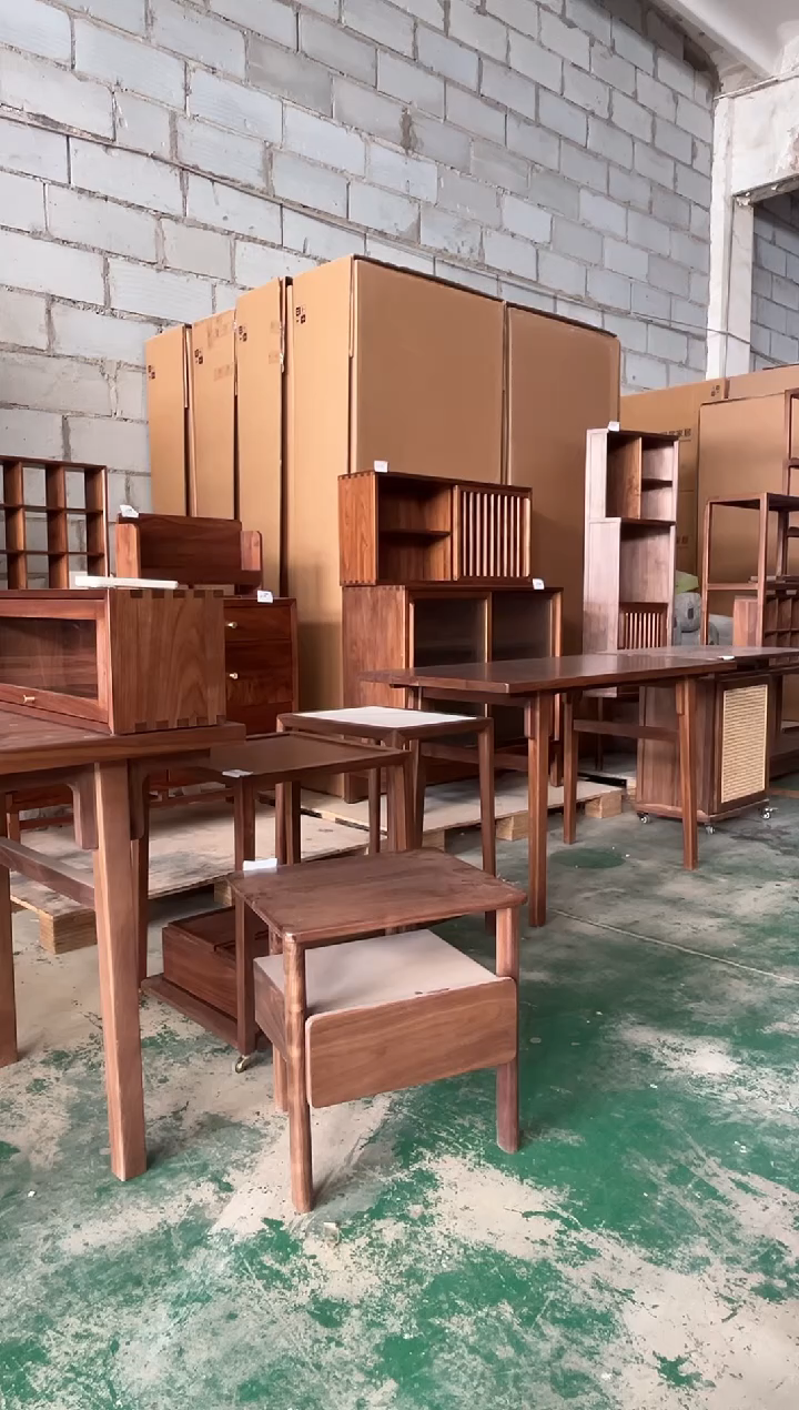 木（非红木类）床头柜3号