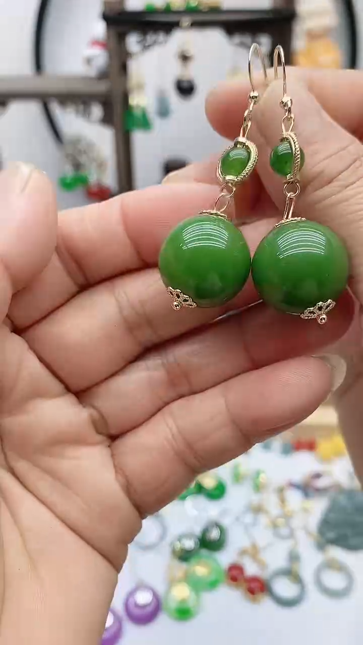 未镶嵌和田玉耳饰92