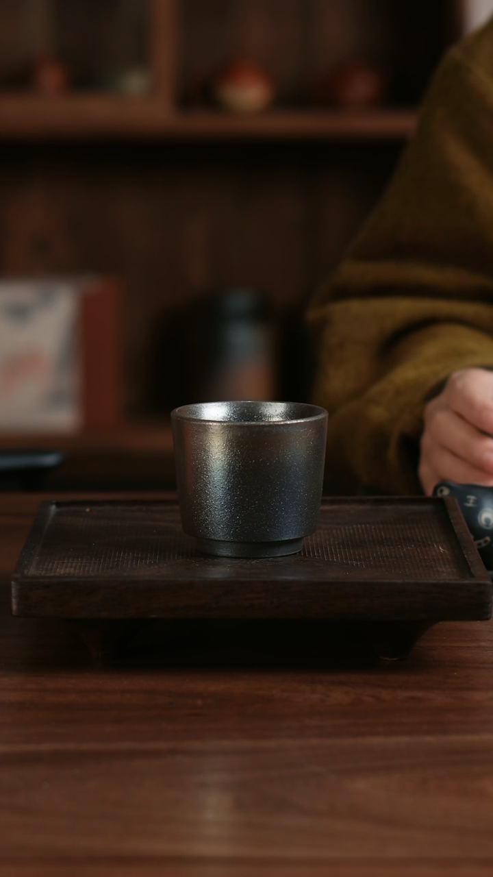 【闪购商品】二生陶作精品柴烧杯01