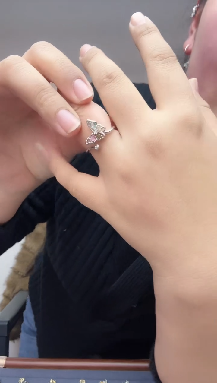 未镶嵌戒指碧玺天然碧玺戒指30