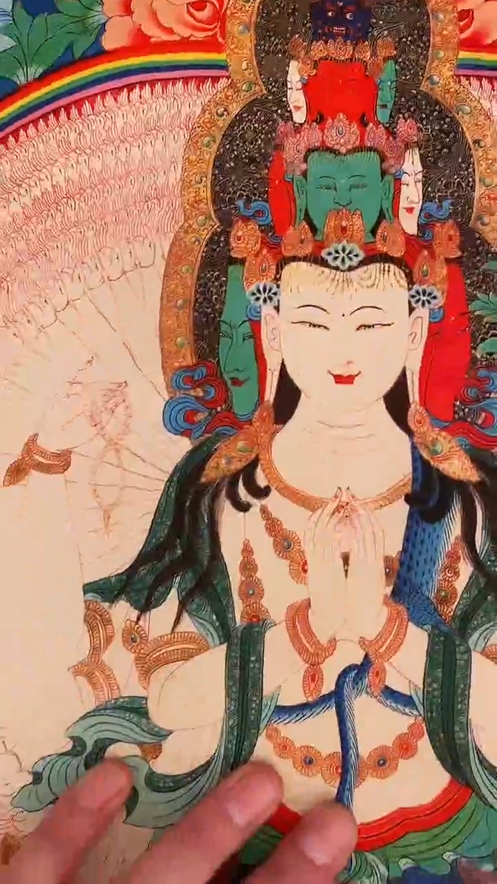 装裱画精美唐卡tk16085