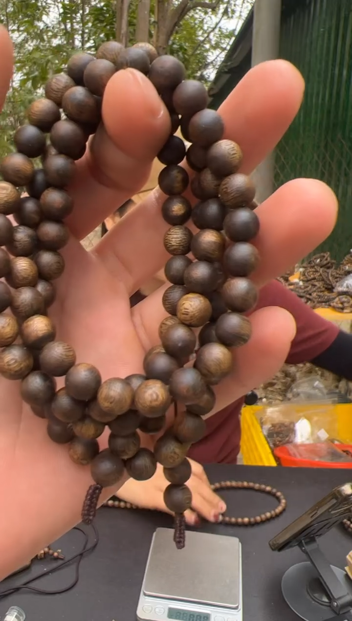 【闪购商品】沉香手串29克墨香0.8手串