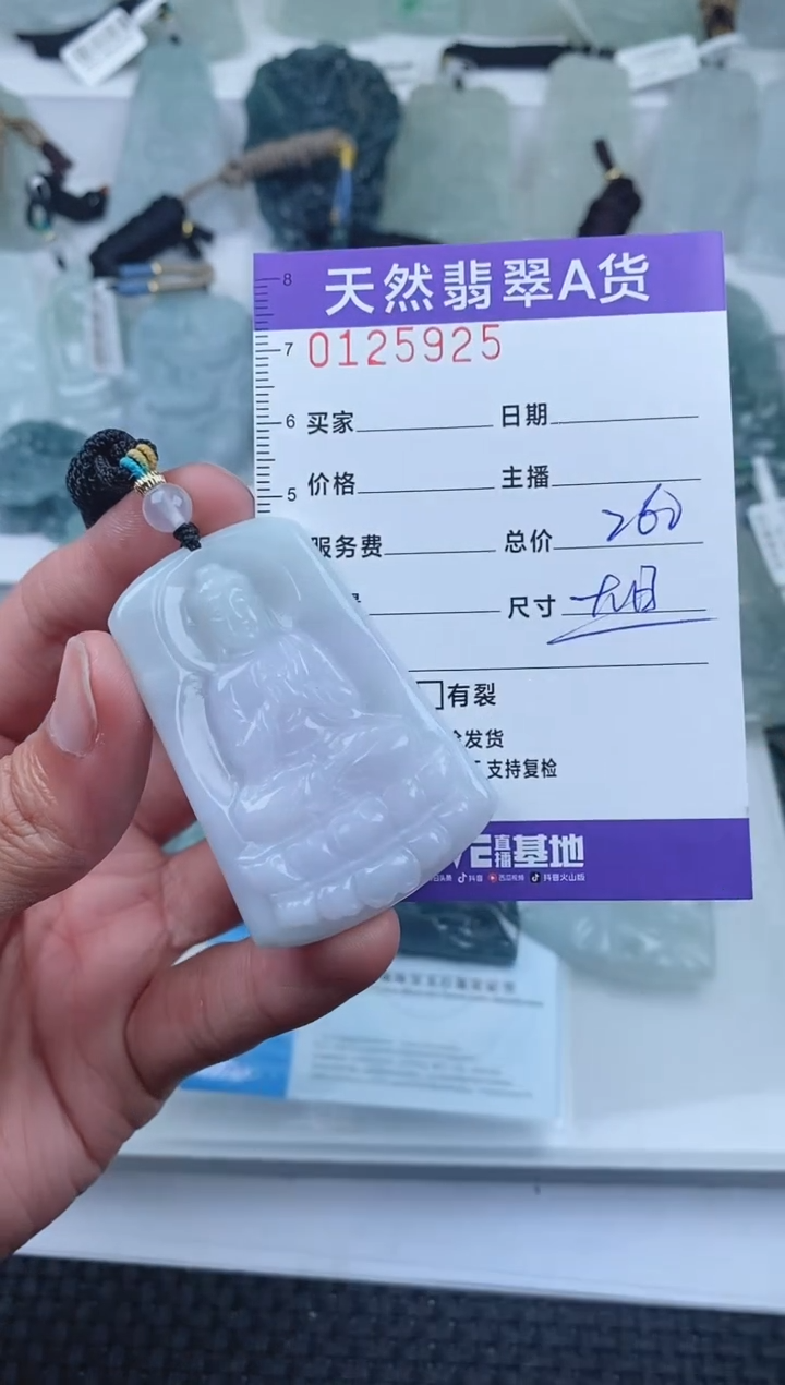 【闪购商品】翡翠颈饰未镶嵌        925
