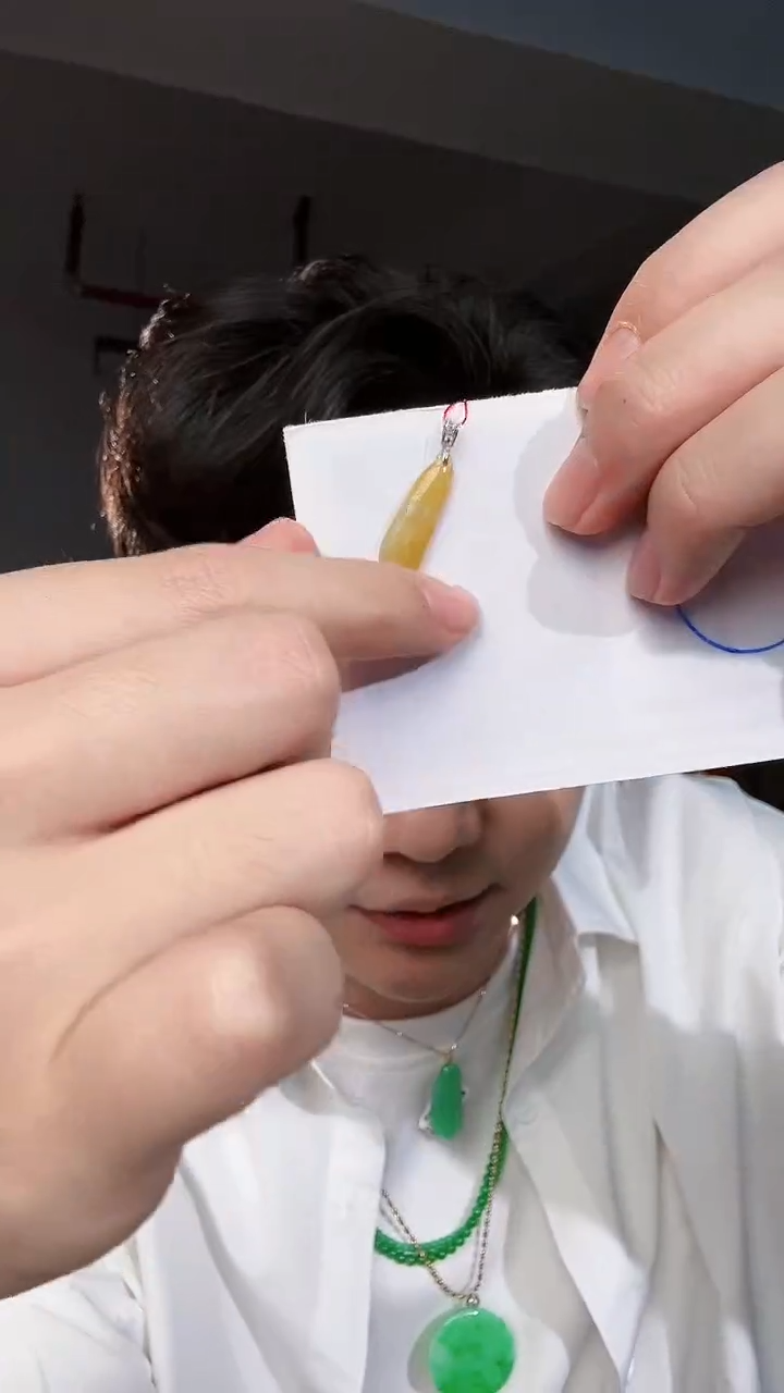 【闪购商品】翡翠颈饰18K金镶嵌缅料A货翡翠/支持复检/一件