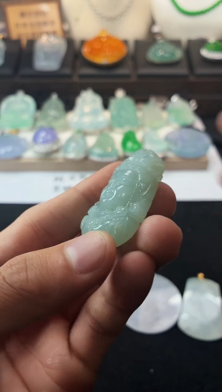 未镶嵌定制翡翠关***事3906毛货不退不换