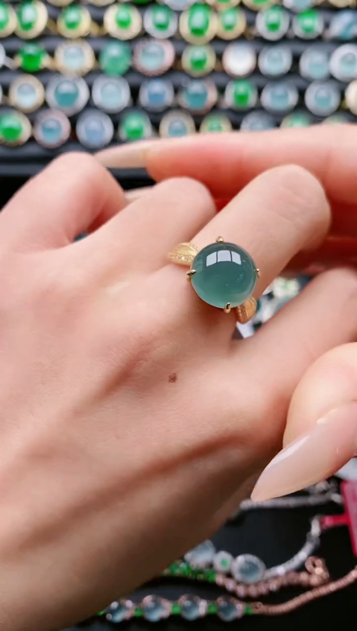 【闪购商品】翡翠戒指银S925镶嵌11111111