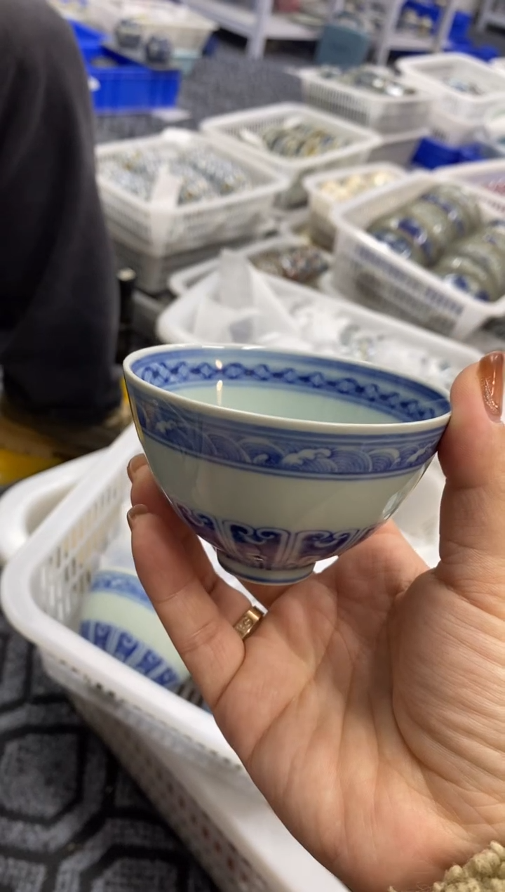 陶瓷鸡心杯100毫升