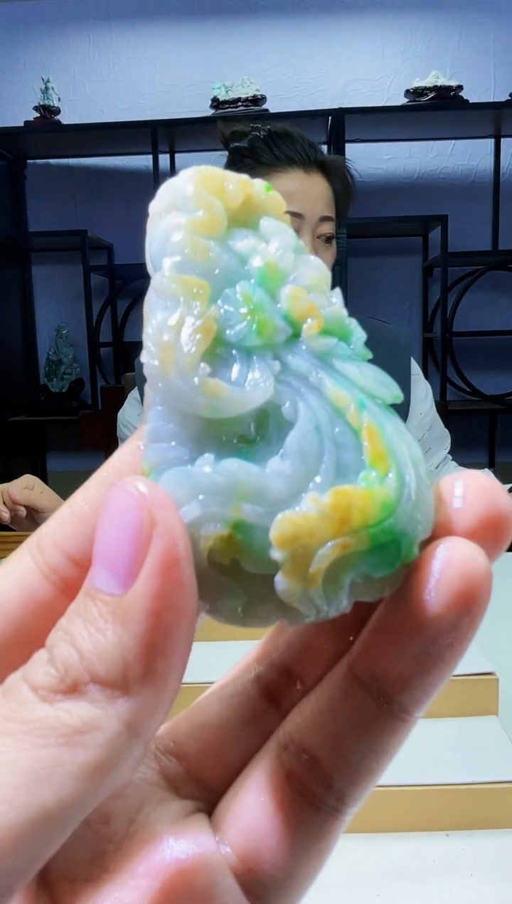 【闪购商品】定制翡翠未镶嵌毛货02040158 