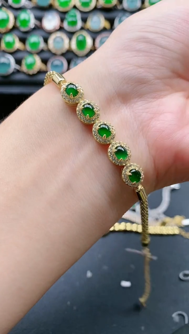 【闪购商品】翡翠戒指银S925镶嵌1111111111