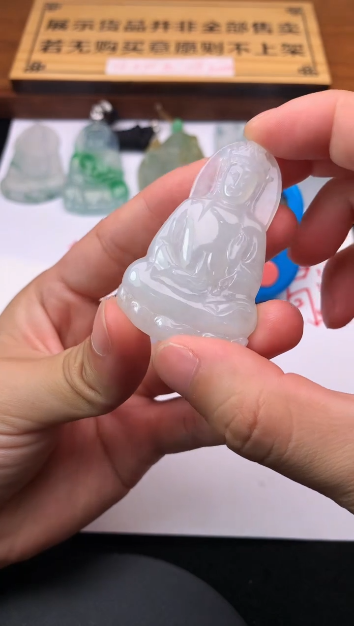 定制翡翠未镶嵌蜡**李毛货不退不换