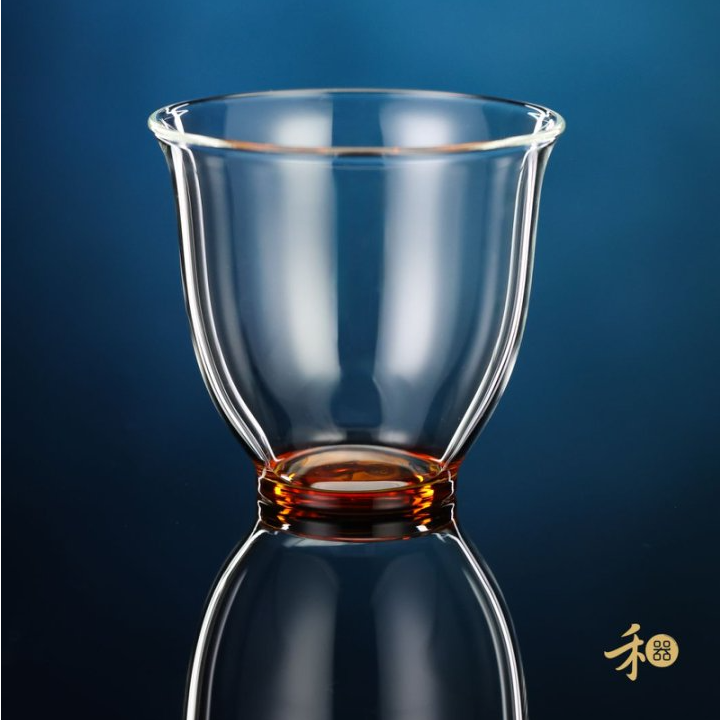 禾器/（升级加厚金标）韵杯主人杯/客杯品茗杯  高硼硅茶杯 高端