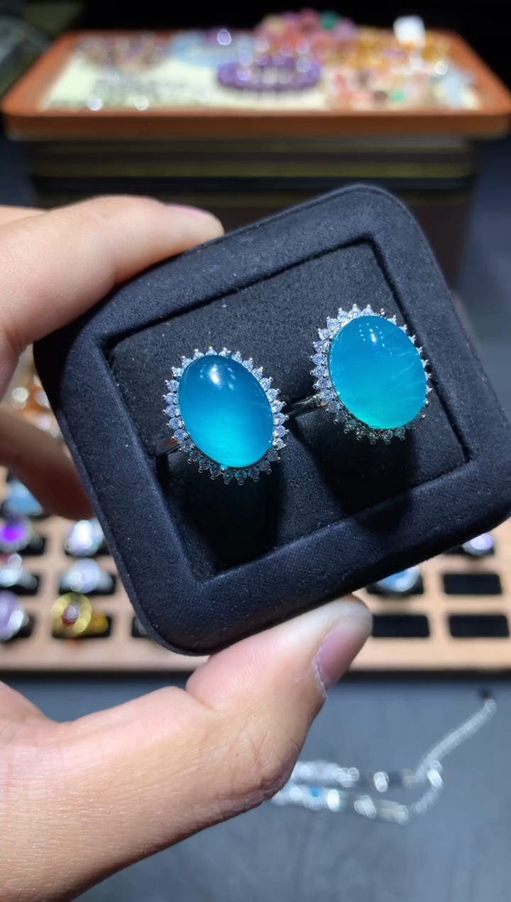 【闪购商品】天河石戒指未镶嵌K36【多样性发其一】