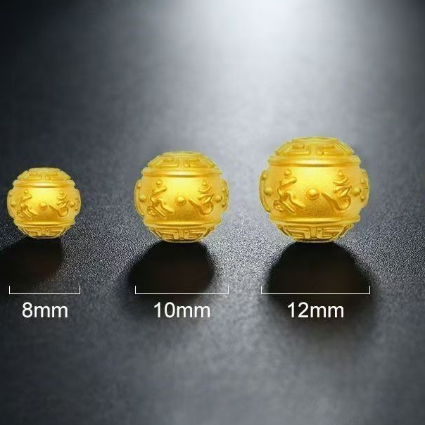 铜合金手链 精工六字真言单珠手串手链编织手工女款磨砂精美时尚