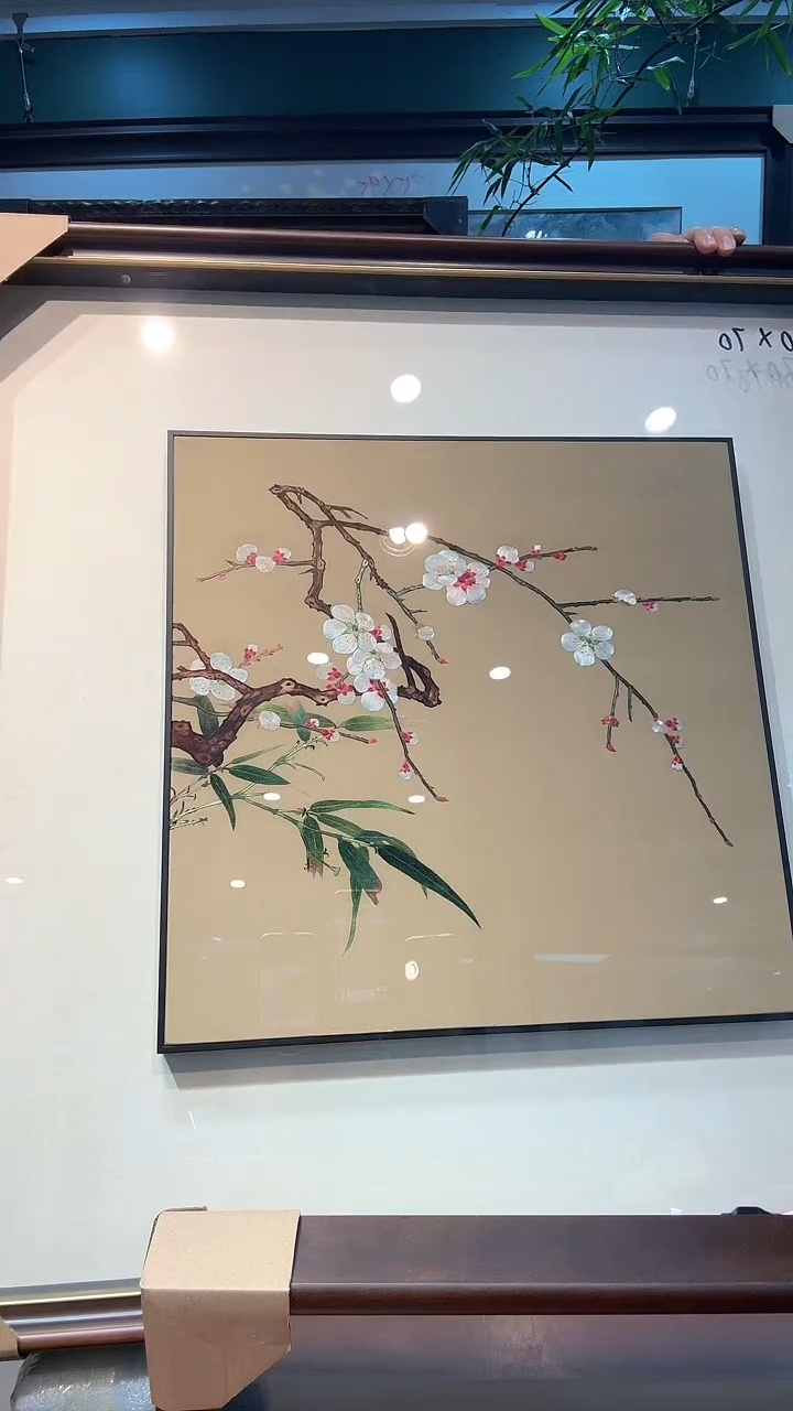 刺绣闵丹红刺绣工作室纯手工苏绣装饰画不包邮