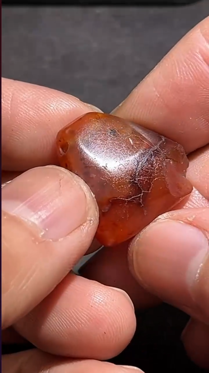 未镶嵌颈饰玛瑙/玉髓pz1128-62老珠子单珠