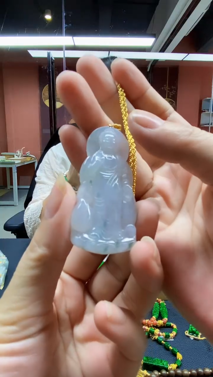 颈饰未镶嵌翡翠吊坠