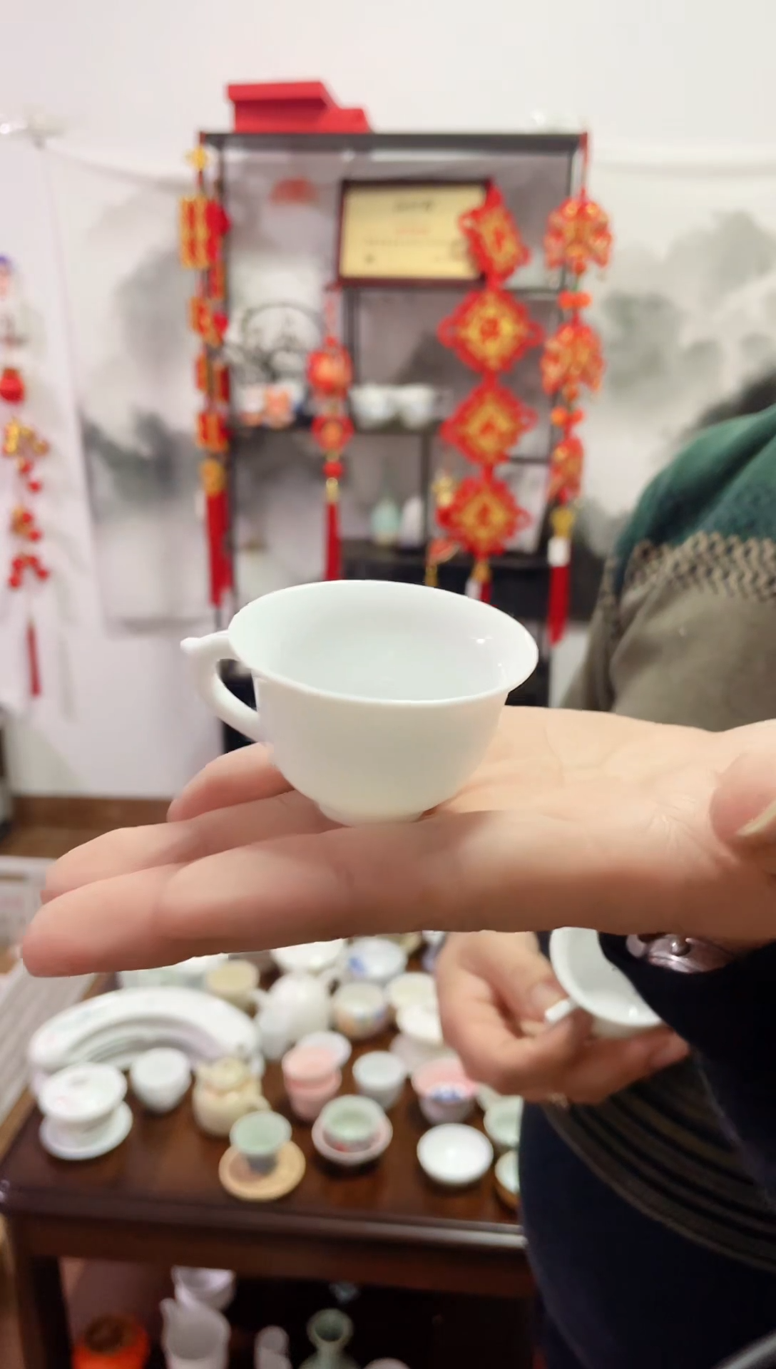 【闪购商品】【瓷心匠物】直播间福利专款带耳杯小2个