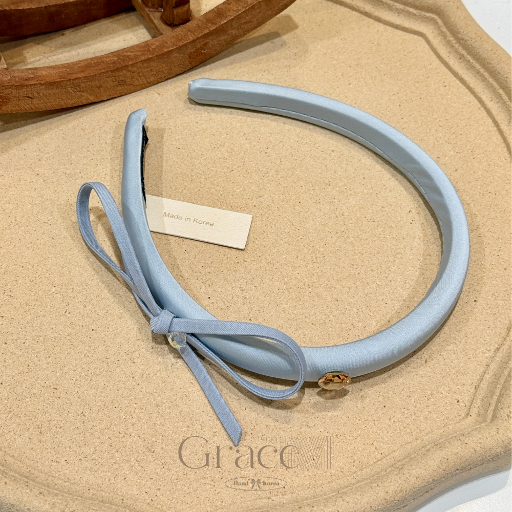 「夏浪系列-蓝梦」韩国25春夏高颅顶发箍