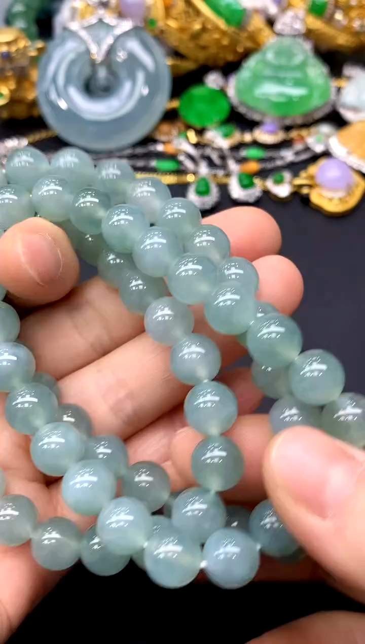 颈饰未镶嵌翡翠152-中国好珍宝