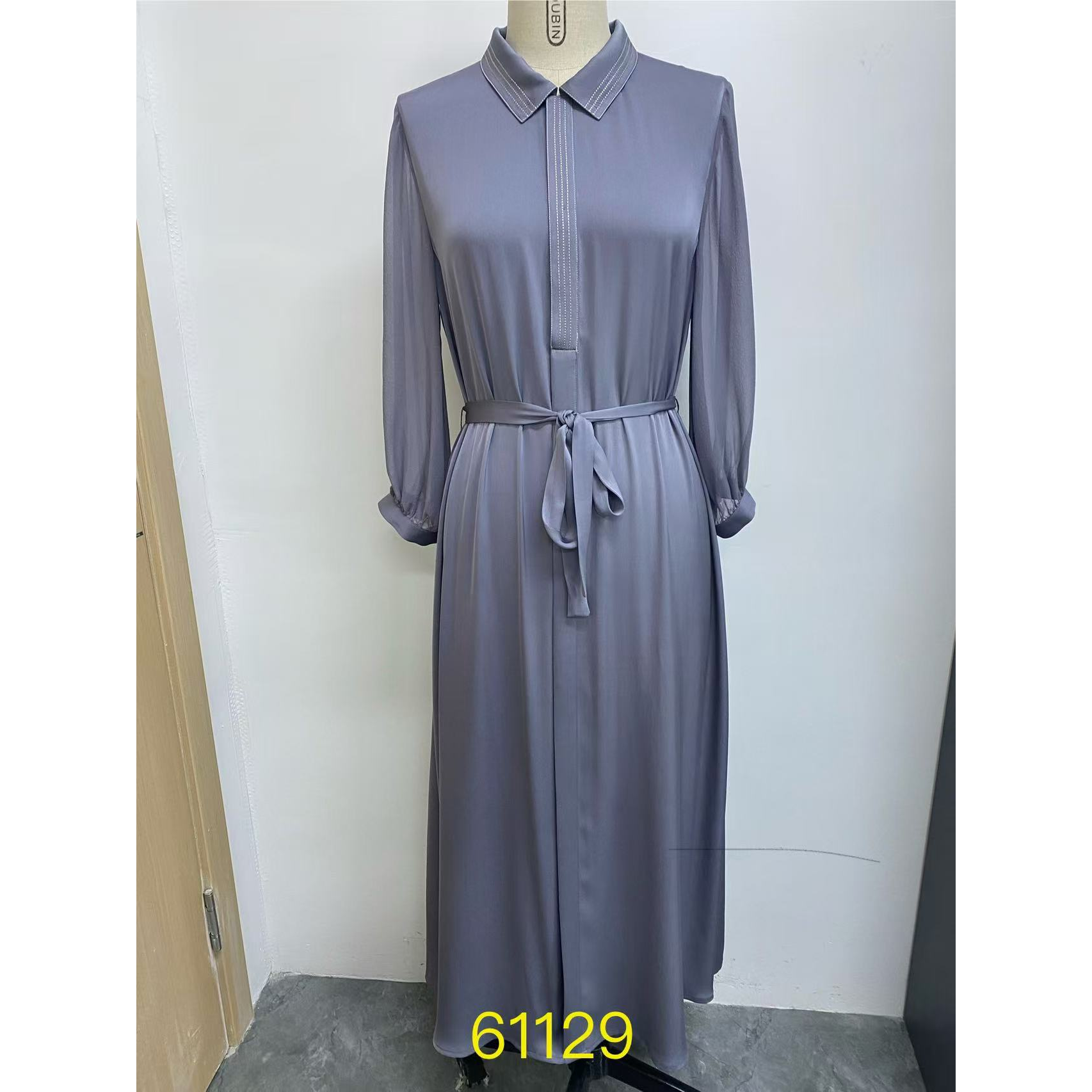 2025夏季新款桑蚕丝连衣裙-61129