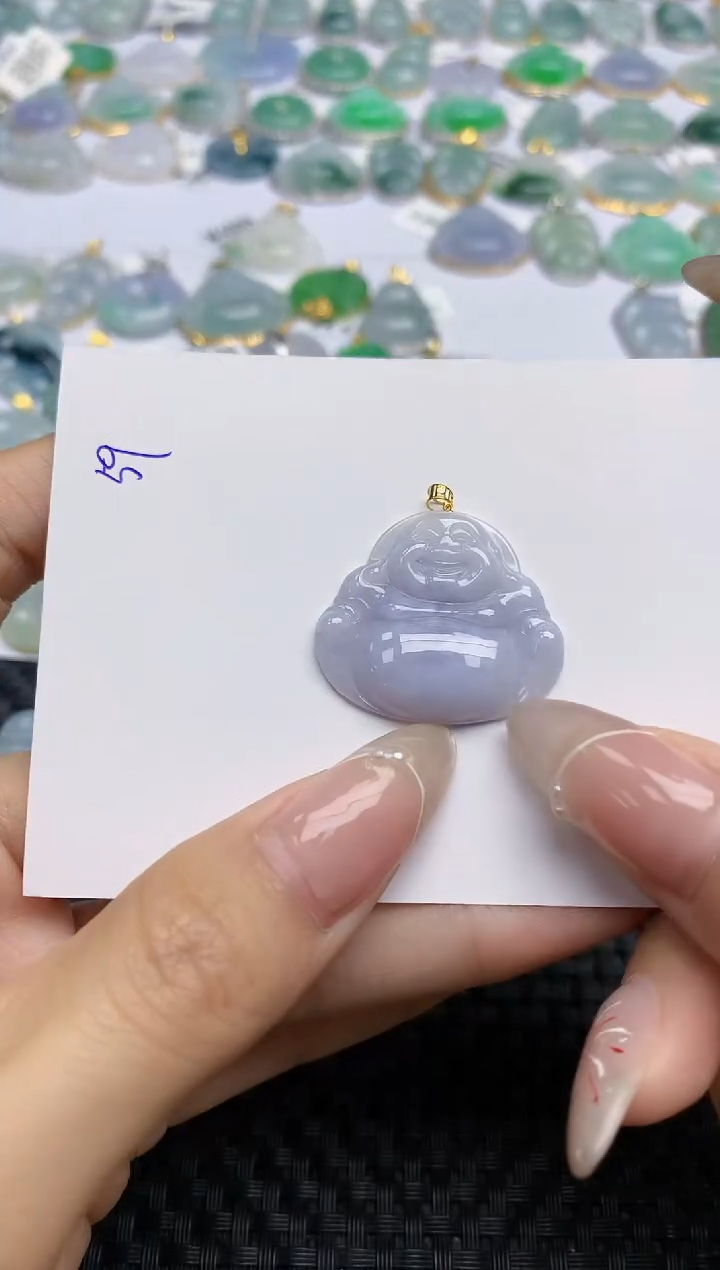 【闪购商品】翡翠颈饰18K金镶嵌天然翡翠A货