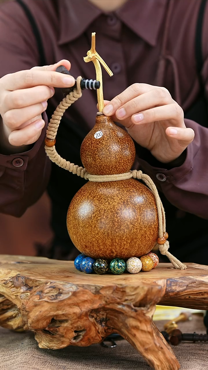 【闪购商品】200—光岳葫天然大漆酒葫芦不含漆珠