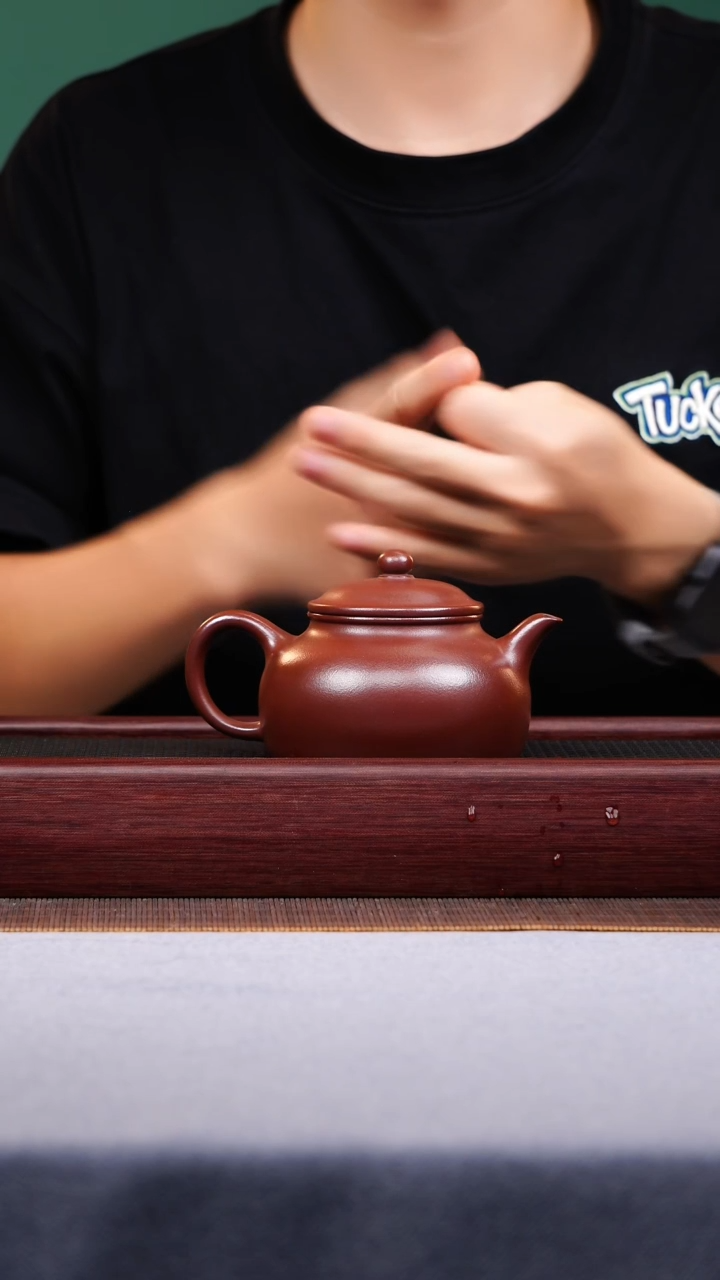 茶壶紫砂宜兴原矿紫砂作品 怀古