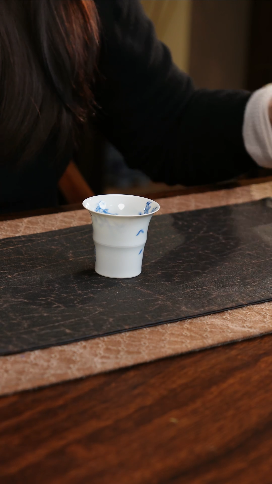 【闪购商品】杯子松竹梅诗文竹节杯