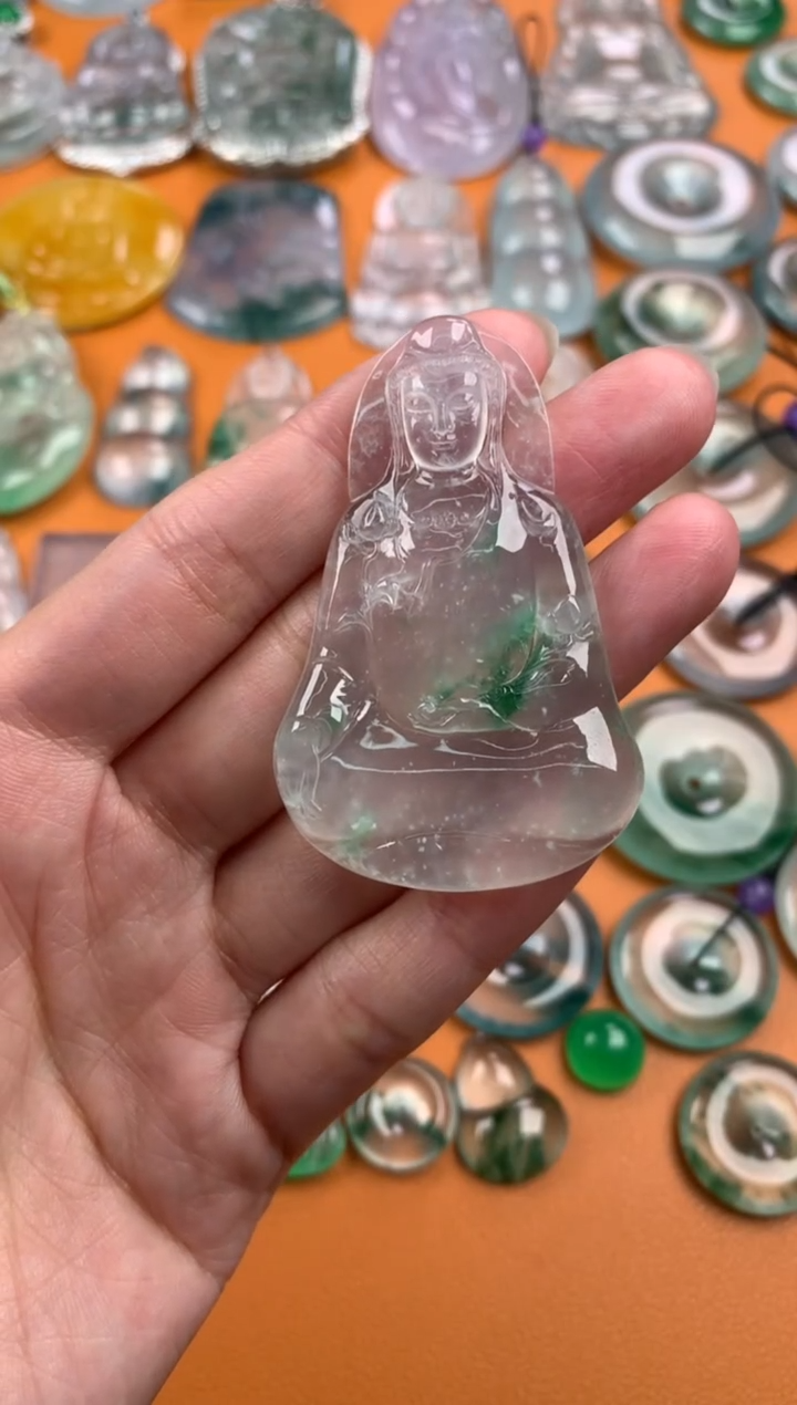 【闪购商品】翡翠颈饰未镶嵌55-35.7-6.2