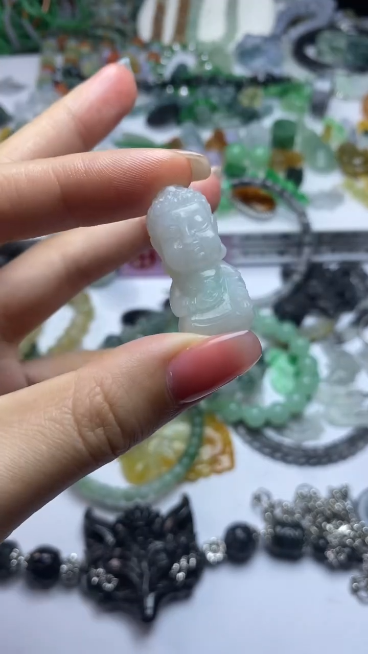 定制翡翠未镶嵌毛货定制不退不换