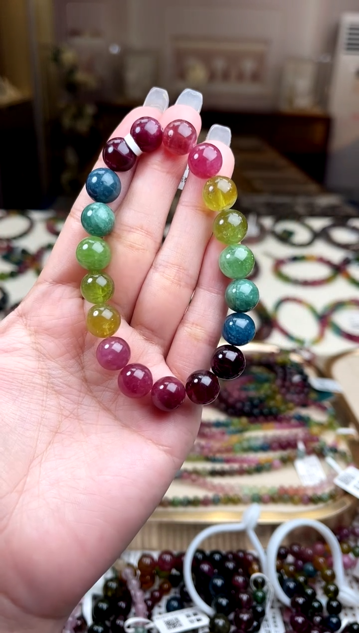 【闪购商品】碧玺/未镶嵌10mm+碧玺单圈多样性发货