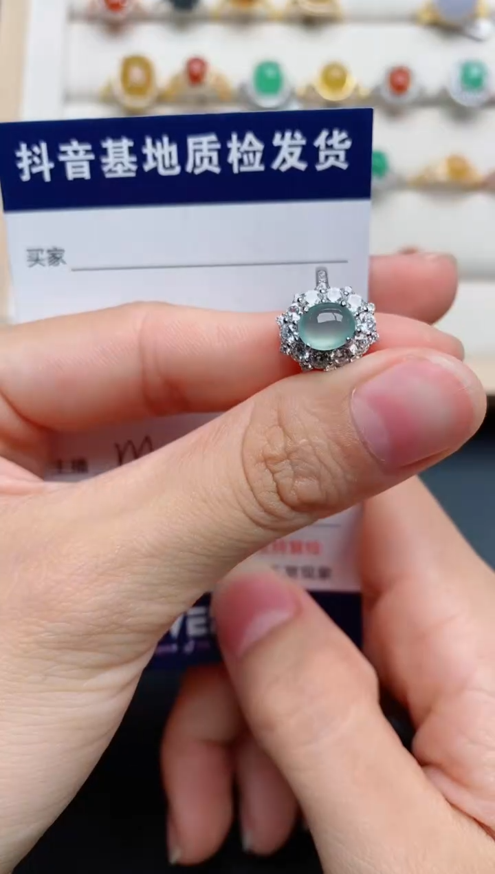 【闪购商品】翡翠戒指银S925镶嵌.....