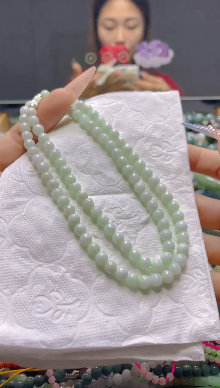 颈饰未镶嵌翡翠5MM